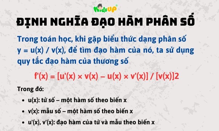 Hiểu đúng về đạo hàm phân số trong toán học