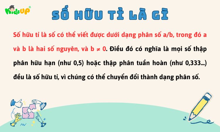 Trả lời câu hỏi “số hữu tỉ là gì?