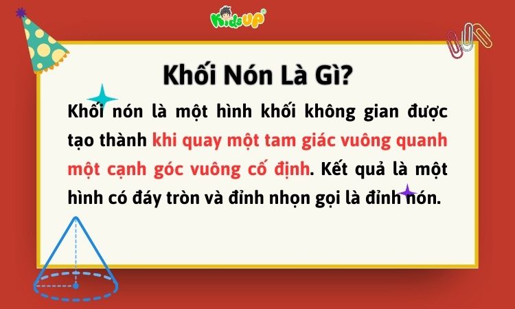 Hiểu về định nghĩa khối nón trong tiếng Việt