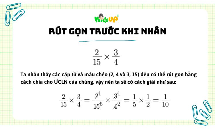 Mẹo rút gọn trước khi nhân