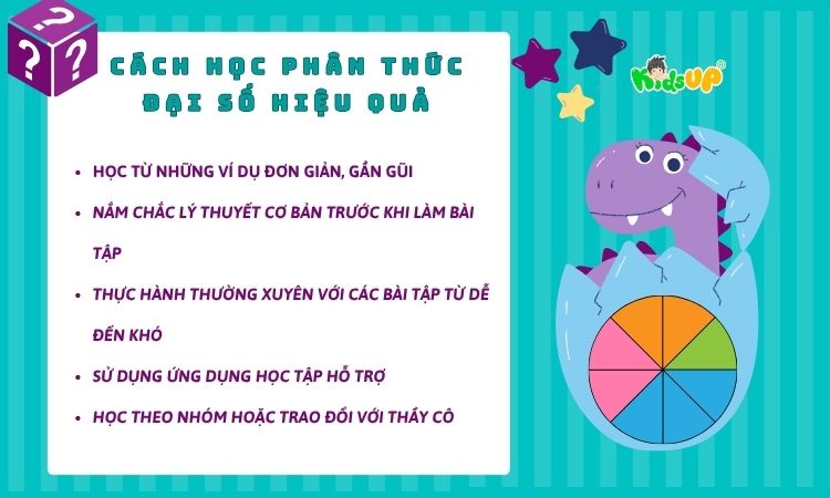 Các cách học phân thức đại số hiệu quả