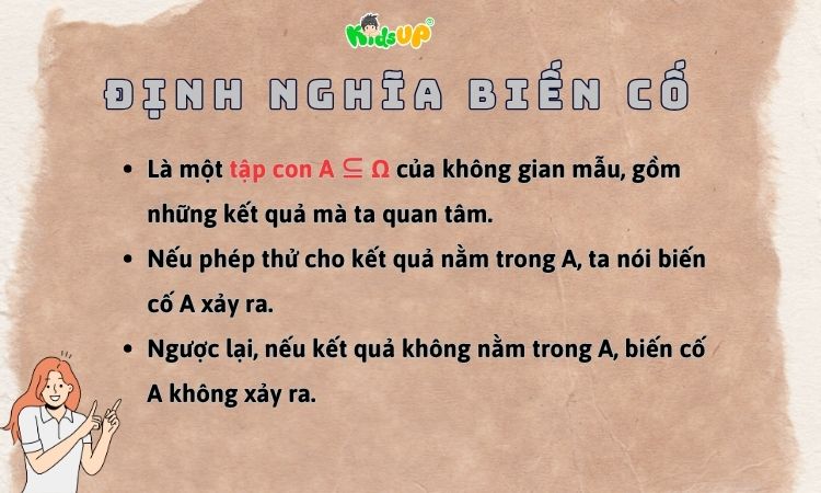 Định nghĩa biến cố