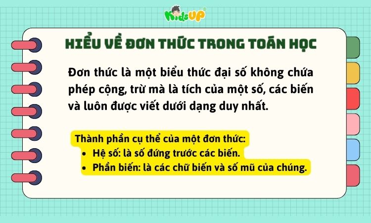 Hiểu về đơn thức trong toán học