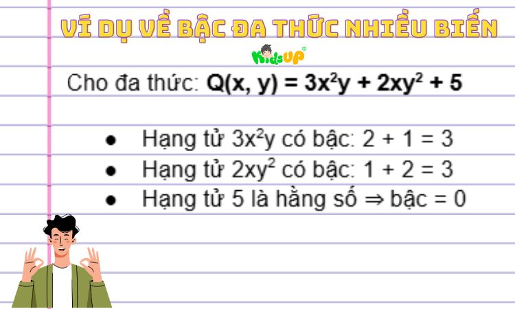 Hiểu ngay về đa thức nhiều biến qua ví dụ hay