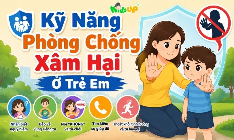 kỹ năng phòng chống xâm hại ở trẻ em