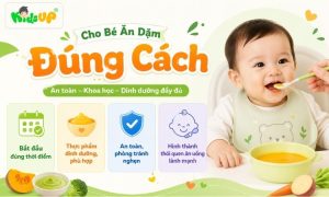 cho bé ăn dặm đúng cách