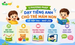 phương pháp dạy tiếng anh cho trẻ mầm non