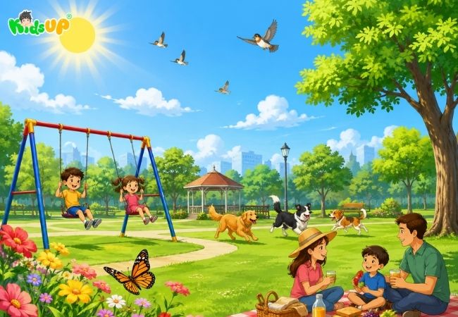 Ảnh minh họa về thời tiết nắng đẹp