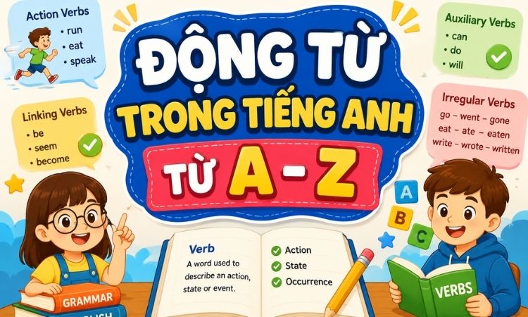 động từ trong tiếng anh