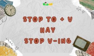 stop to v hay v-ing