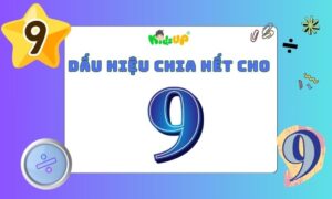dấu hiệu chia hết cho 9