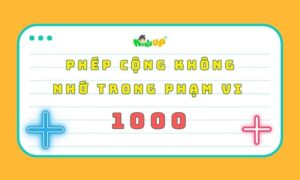 phép cộng không nhớ trong phạm vi 1000