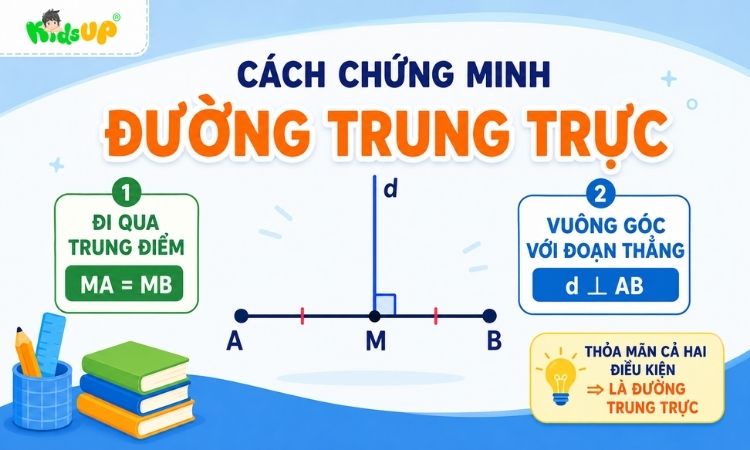 cách chứng minh đường trung trực