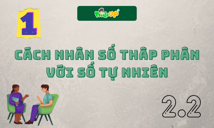 cách nhân số thập phân với số tự nhiên