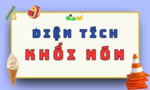 diện tích khối nón