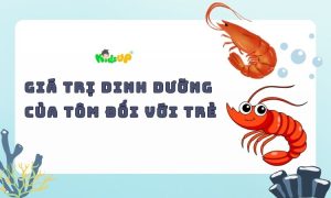 giá trị dinh dưỡng của tôm đối với trẻ