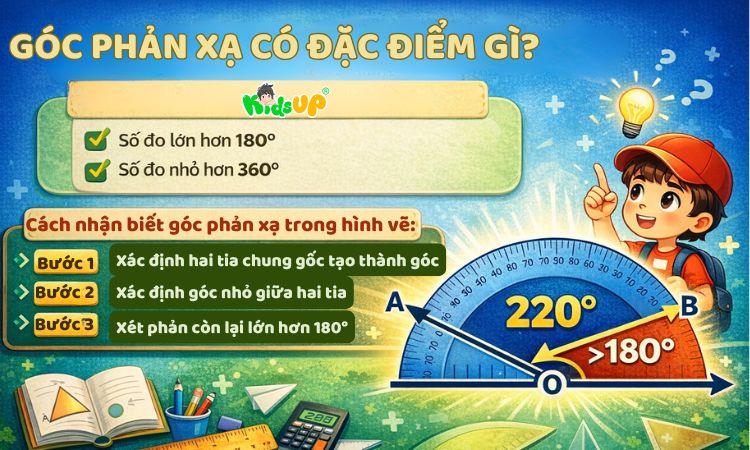 Đặc điểm của góc phản xạ
