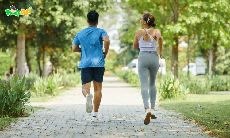 Chạy bộ là một trong những hoạt động nhờ hệ thần kinh hữu ý
