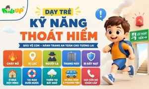dạy trẻ kỹ năng thoát hiểm