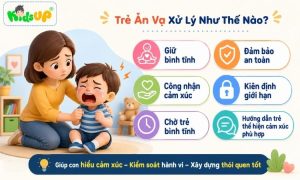trẻ ăn vạ xử lý như thế nào